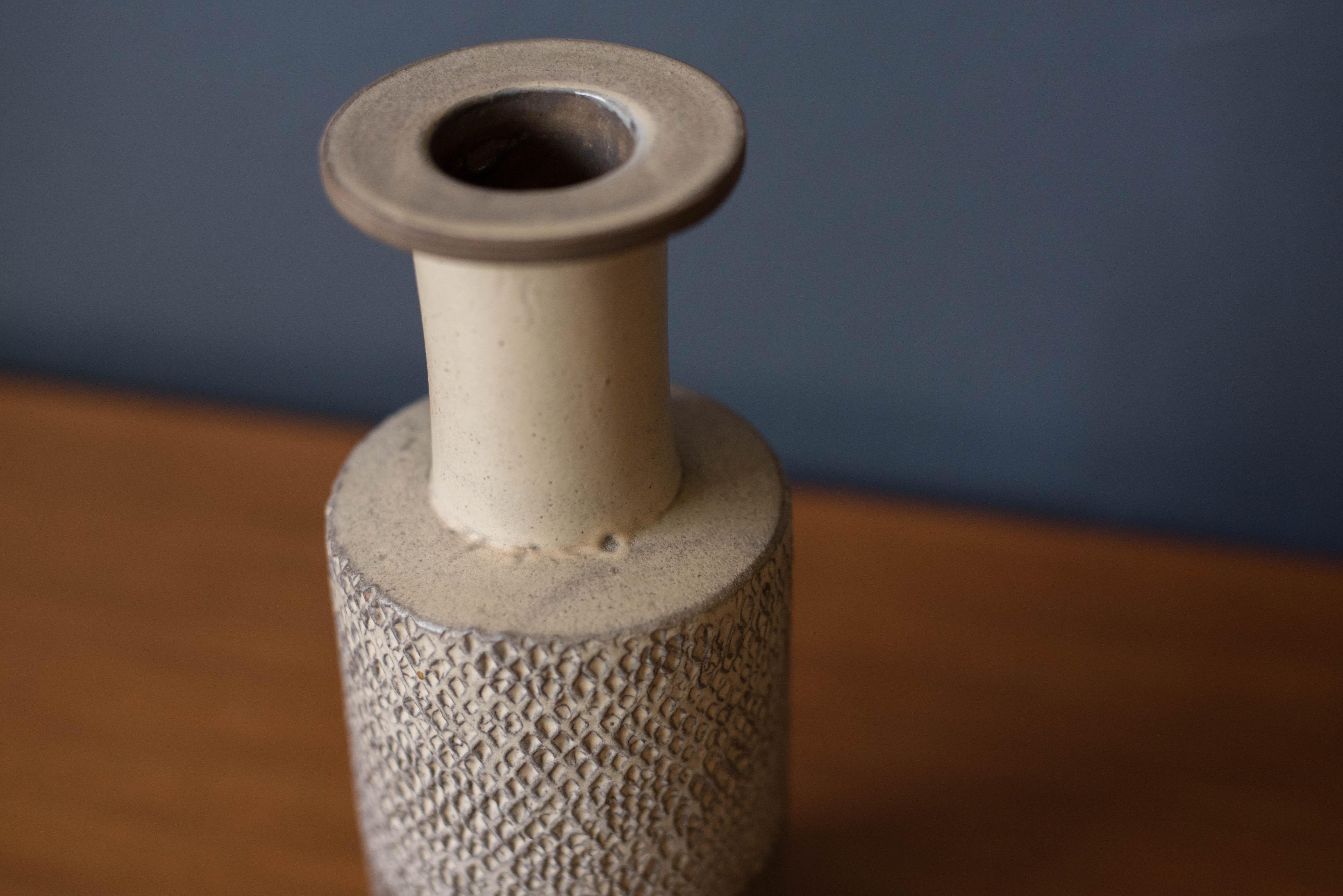Mid Century Italian Stoneware Vase by Bitossi 2