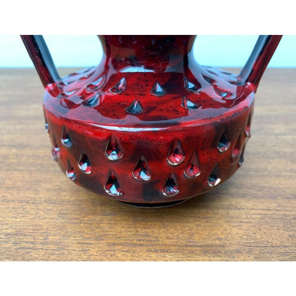 Vase italien en poterie de fraise du milieu du siècle dernier par Fratelli Fanciullacci, années 1960 en vente 4