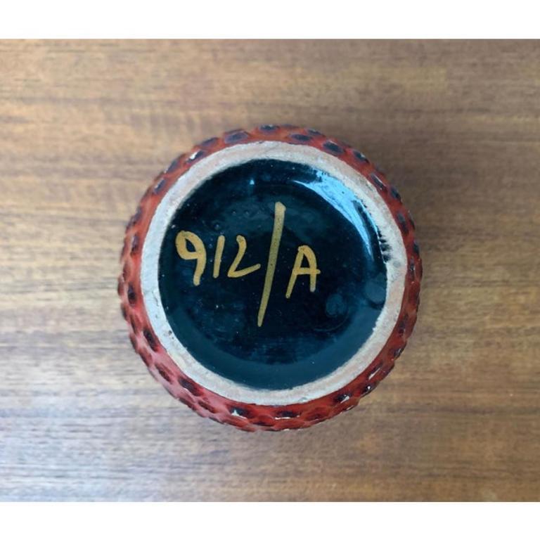 Vaso in ceramica fragola italiana di metà secolo di Fratelli Fanciullacci, anni '60 in vendita 3