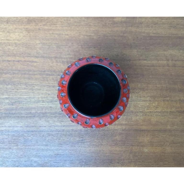 Vaso in ceramica fragola italiana di metà secolo di Fratelli Fanciullacci, anni '60 in vendita 4