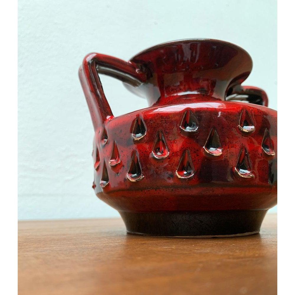 Vase italien en poterie de fraise du milieu du siècle dernier par Fratelli Fanciullacci, années 1960 en vente 6