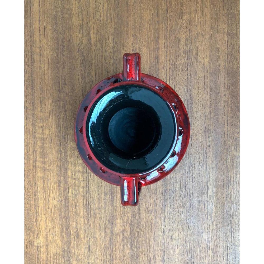 Céramique Vase italien en poterie de fraise du milieu du siècle dernier par Fratelli Fanciullacci, années 1960 en vente