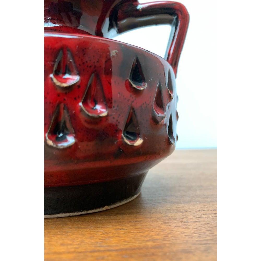 Vase italien en poterie de fraise du milieu du siècle dernier par Fratelli Fanciullacci, années 1960 en vente 1