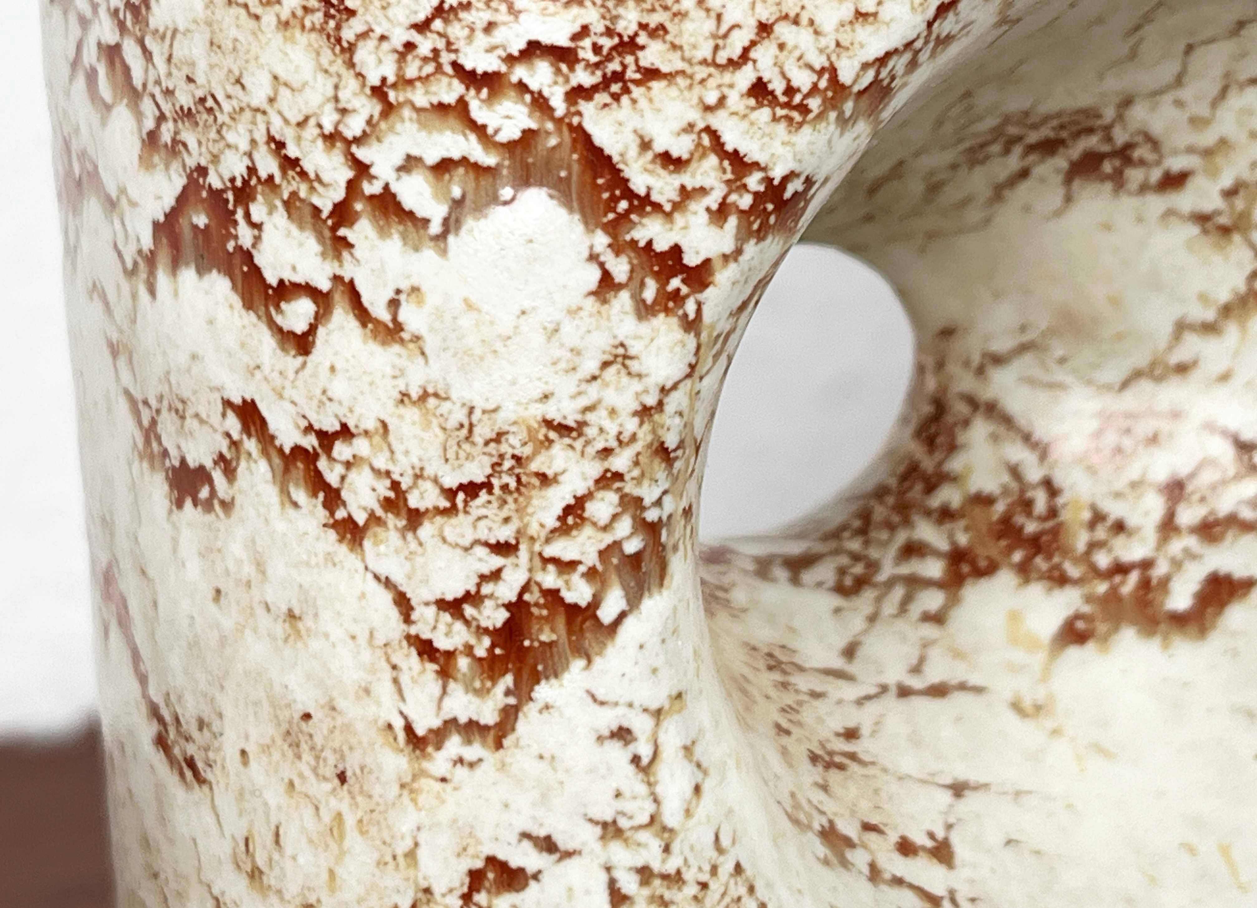 Mid-Century Italian Studio Pottery Vase by Roberto Rigon for Bertoncello, 1960s For Sale 8