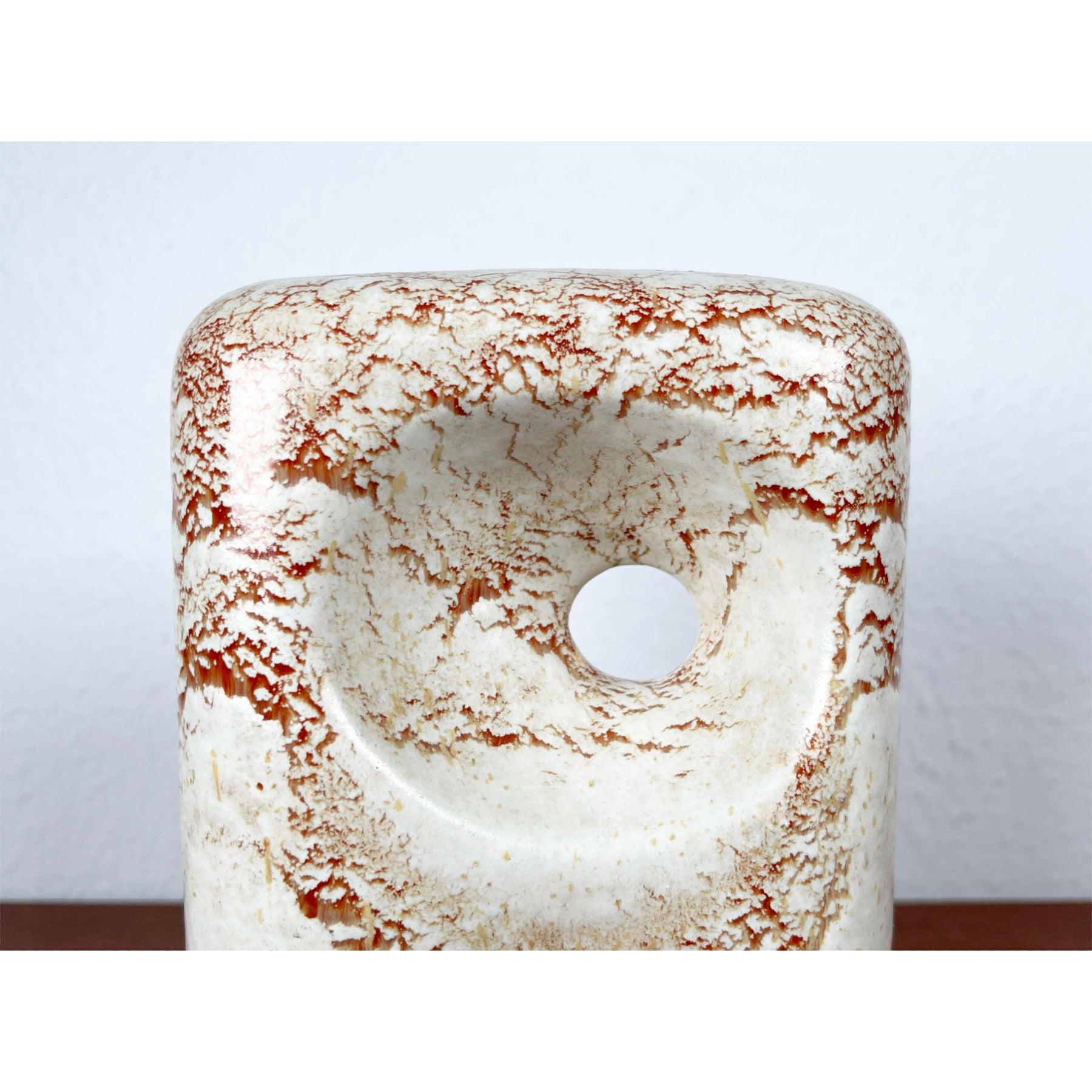 Vaso in Studio Pottery italiano di metà secolo di Roberto Rigon per Bertoncello, anni '60 in vendita 8