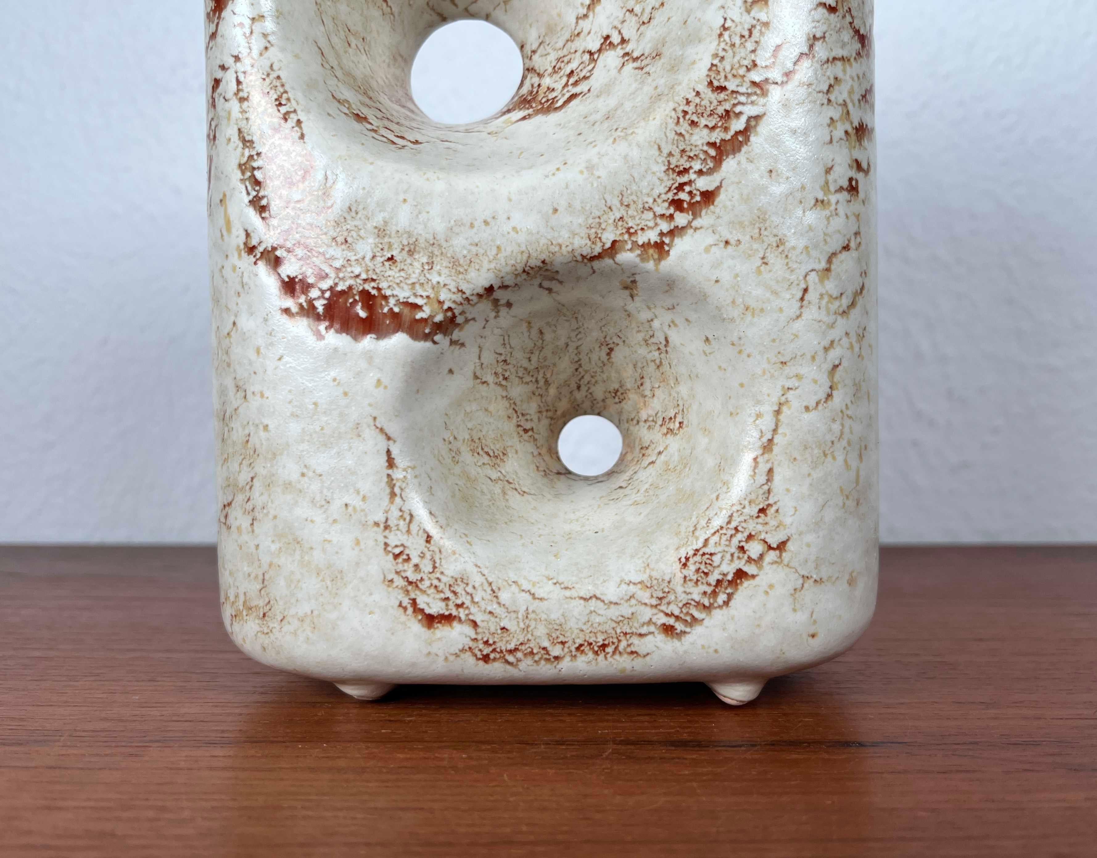 Mid-Century Italian Studio Pottery Vase by Roberto Rigon for Bertoncello, 1960s For Sale 15