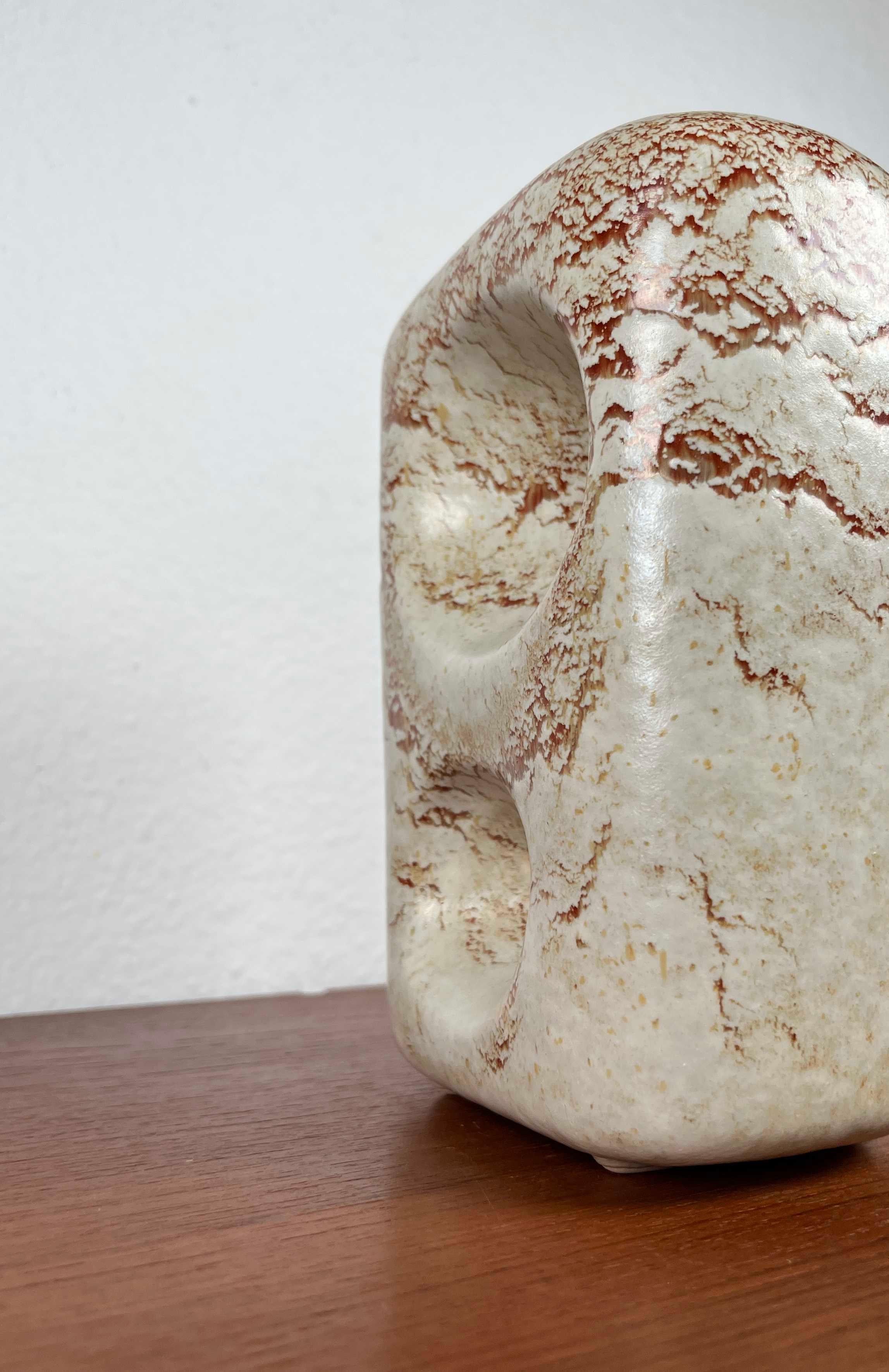 Mid-20th Century Mid-Century Italian Studio Pottery Vase by Roberto Rigon for Bertoncello, 1960s For Sale