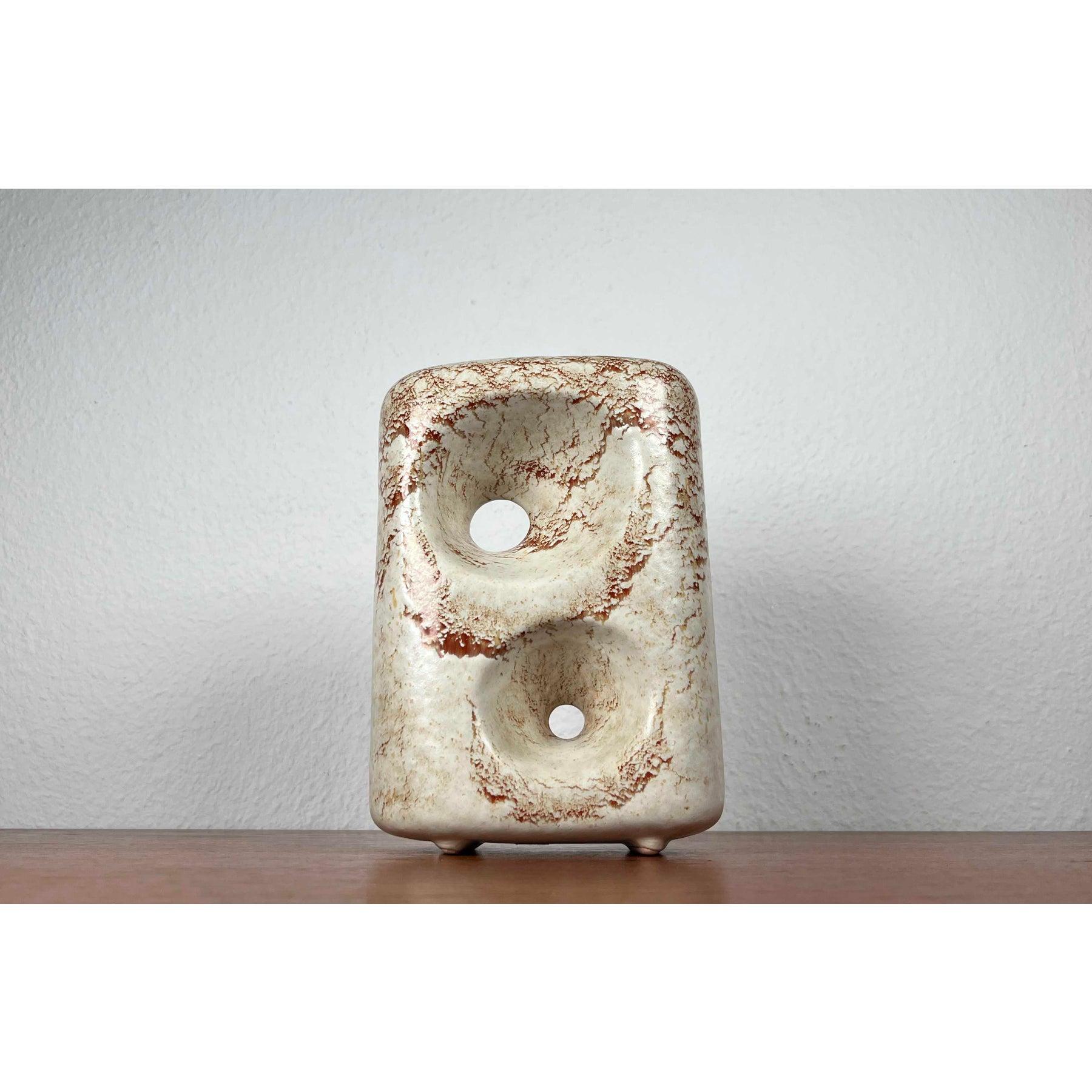 XX secolo Vaso in Studio Pottery italiano di metà secolo di Roberto Rigon per Bertoncello, anni '60 in vendita