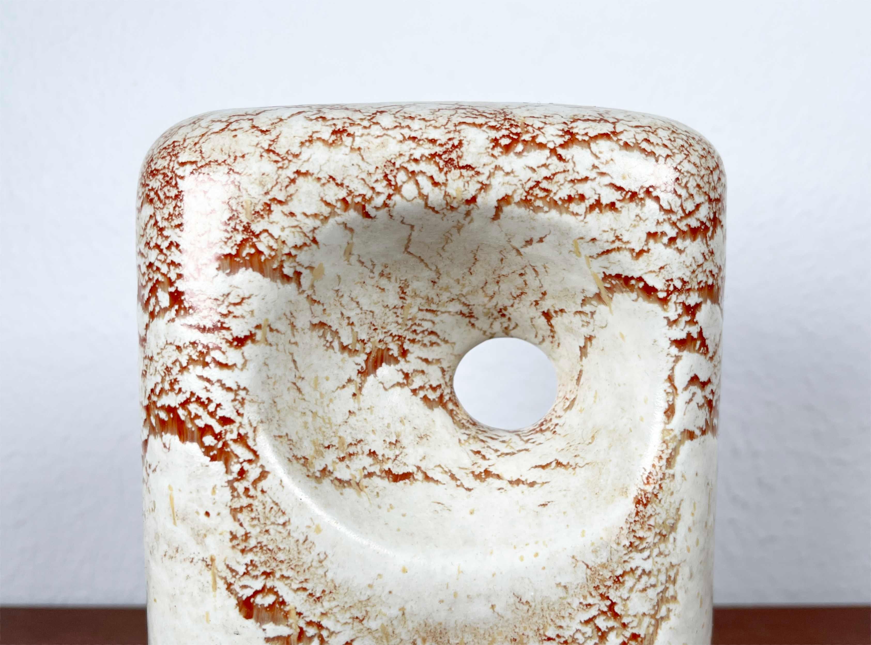 Mid-Century Italian Studio Pottery Vase by Roberto Rigon for Bertoncello, 1960s For Sale 2