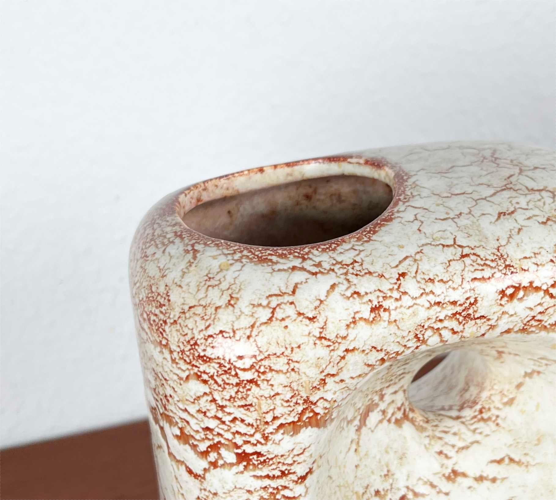 Mid-Century Italian Studio Pottery Vase by Roberto Rigon for Bertoncello, 1960s For Sale 3