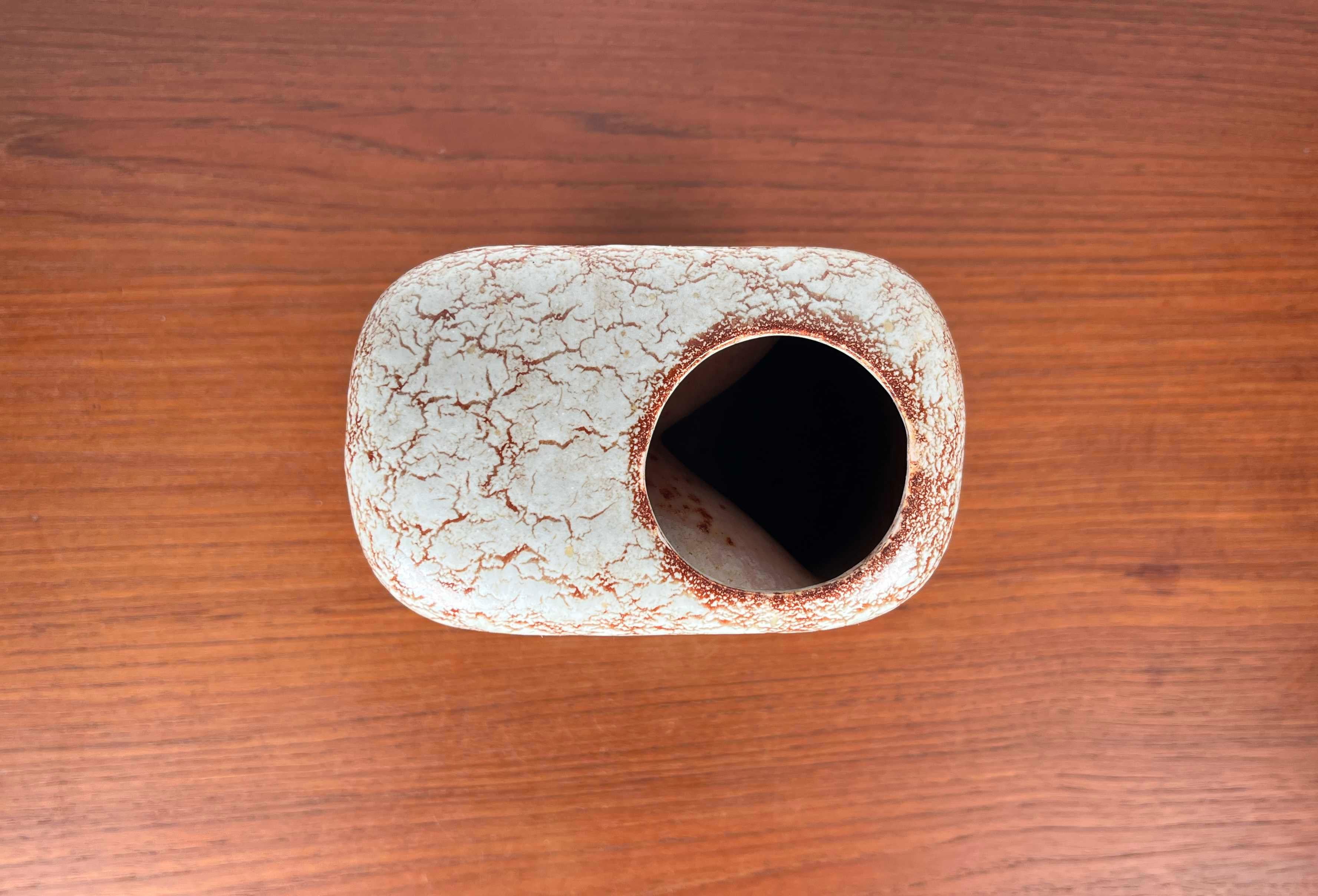 Mid-Century Italian Studio Pottery Vase by Roberto Rigon for Bertoncello, 1960s For Sale 5