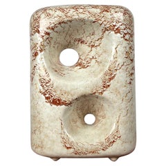 Jarrón de cerámica italiana de mediados de siglo Studio Pottery de Roberto Rigon para Bertoncello, años 60