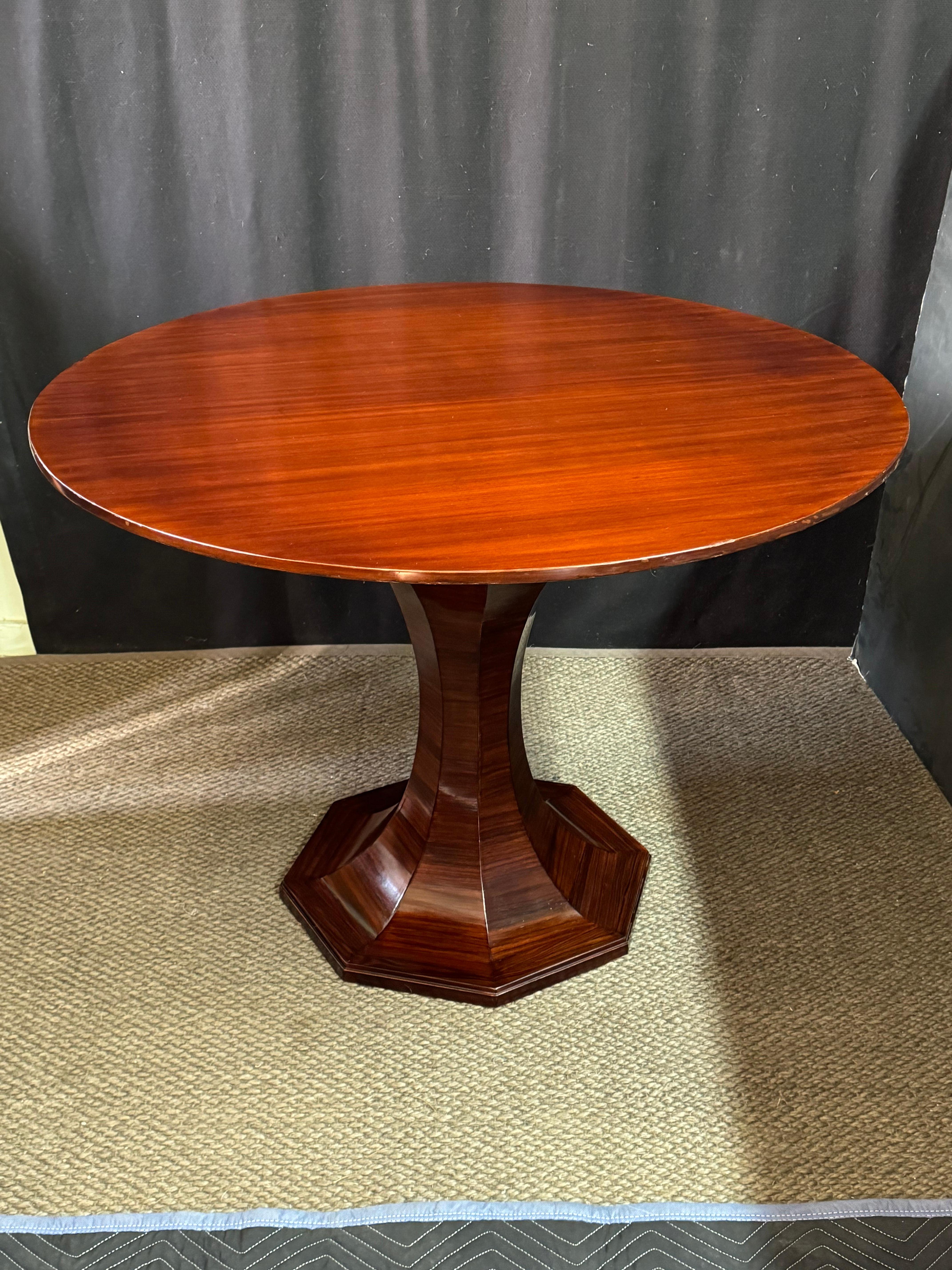 Wood Mid- Century Italian Table, attributed to Carlo De Carli For Sale