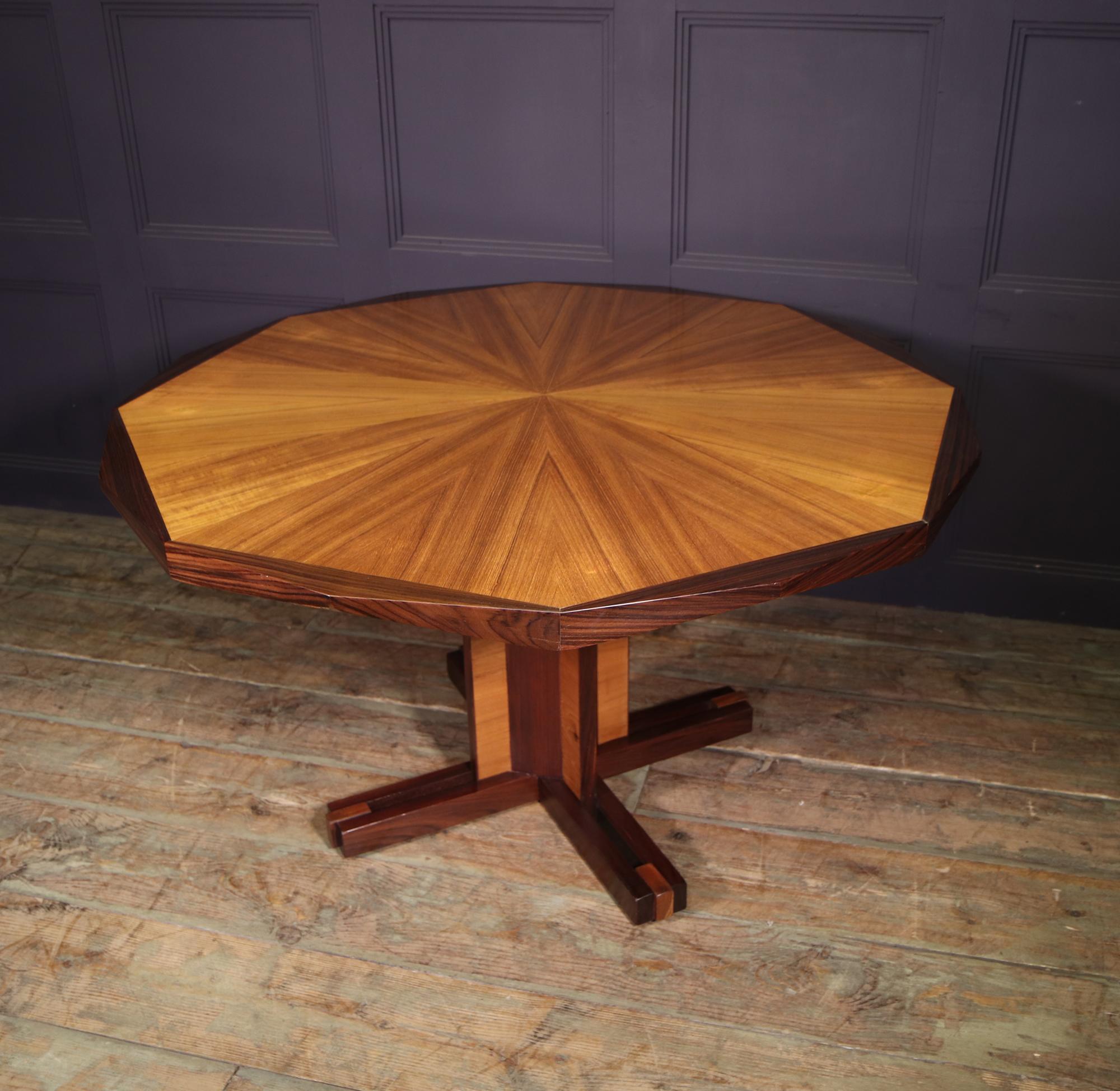 Wood Mid Century Italian Table