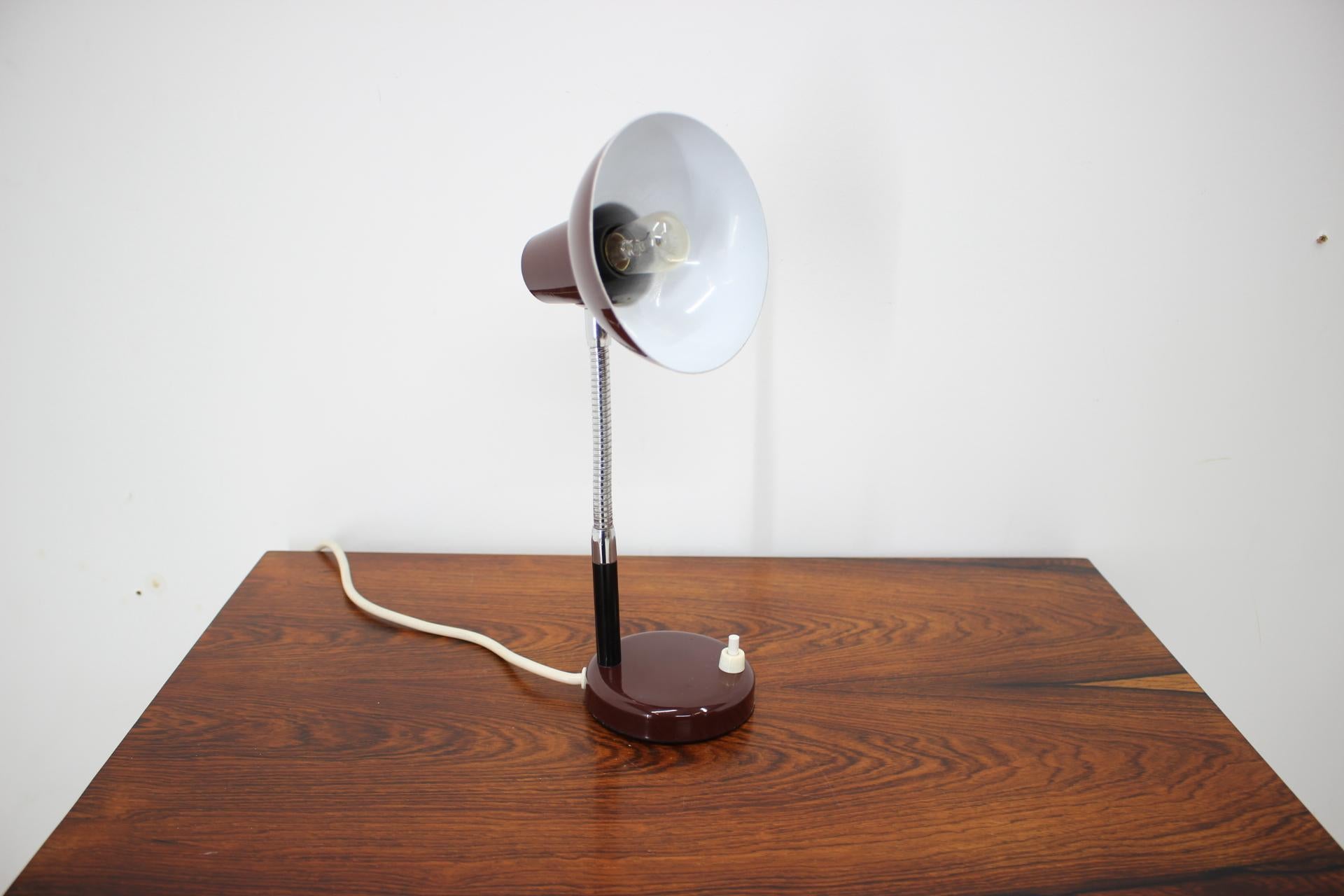 Midcentury Italian Table Lamp, 1980s In Good Condition For Sale In Praha, CZ