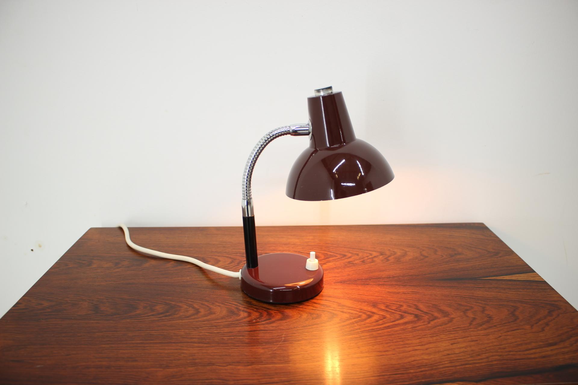 Late 20th Century Midcentury Italian Table Lamp, 1980s For Sale