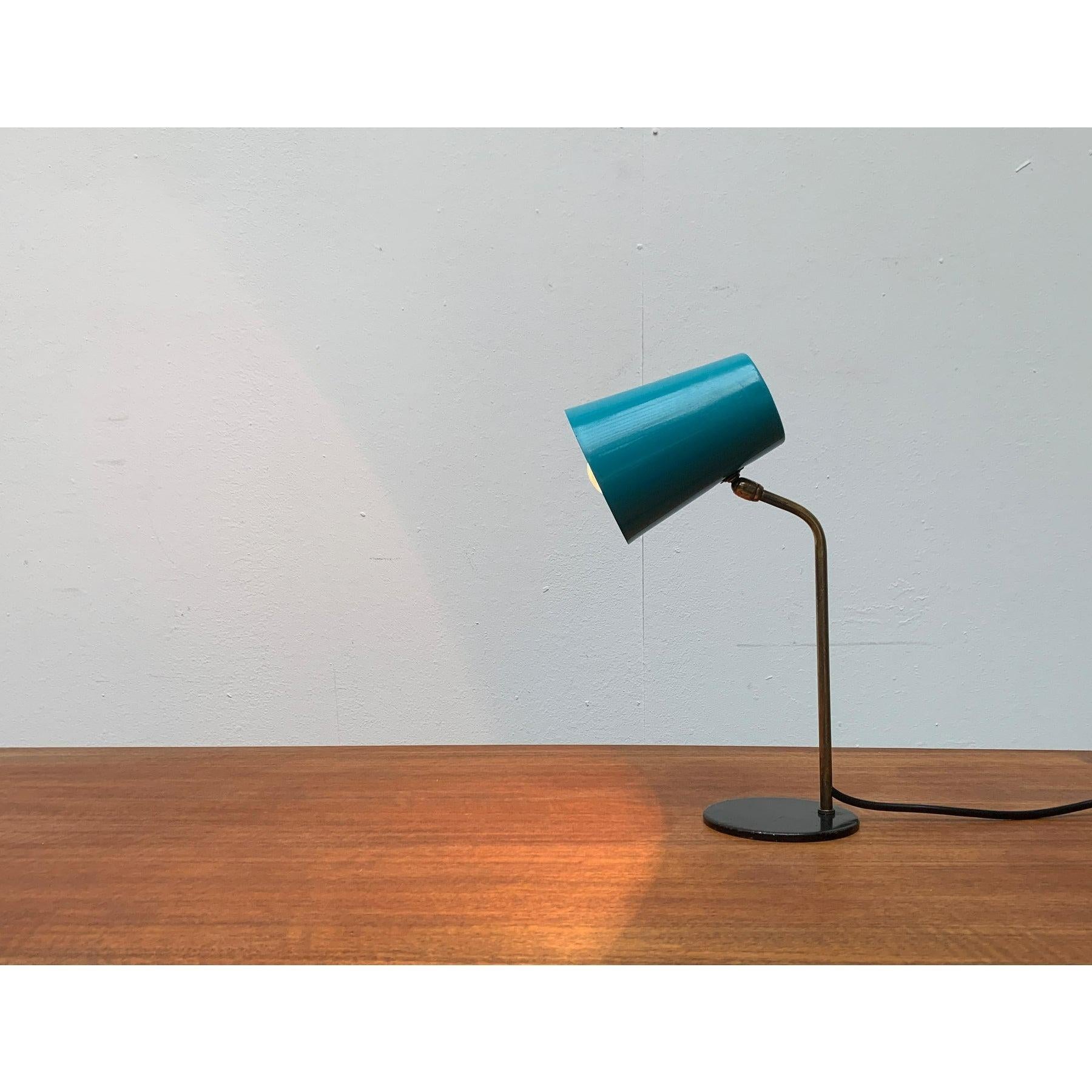 Lámpara de mesa italiana de mediados de siglo en venta 5