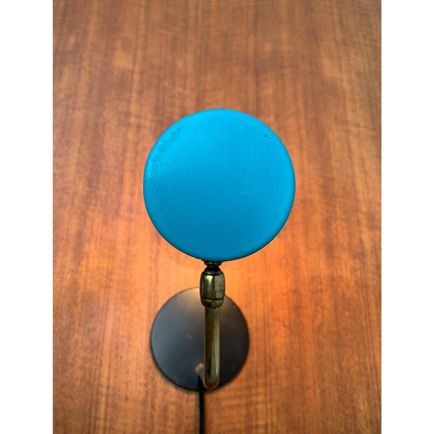 Lámpara de mesa italiana de mediados de siglo Metal en venta