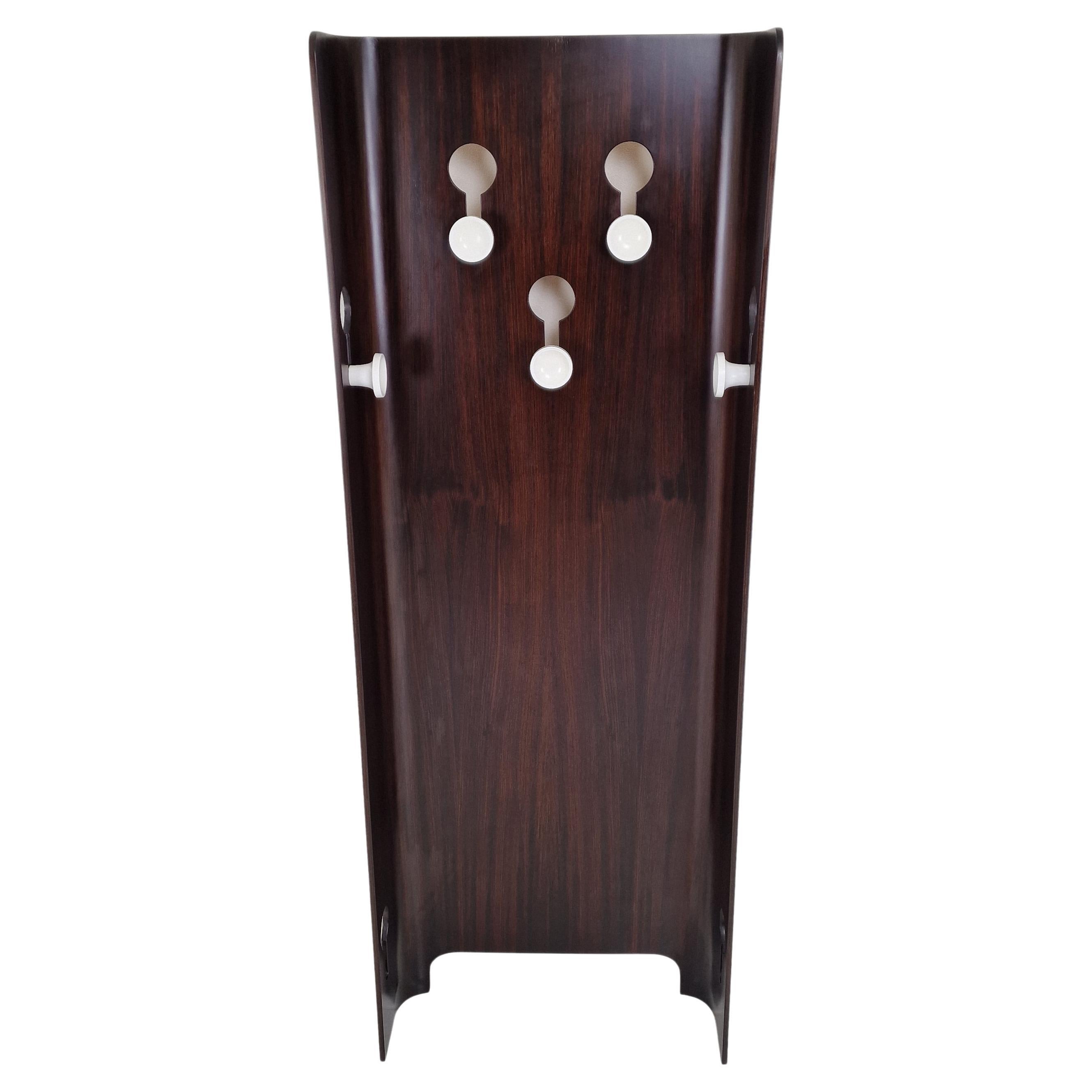 Mid-Century Italian Teak Coat Rack by Carlo de Carli for Fiarm, 1960s