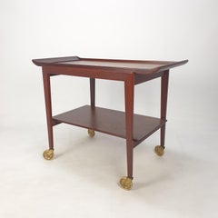 Mid-Century Italian Teak Trolley, 1960's