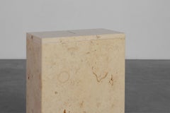 Mid-Century Italian Travertine Console, 1980s