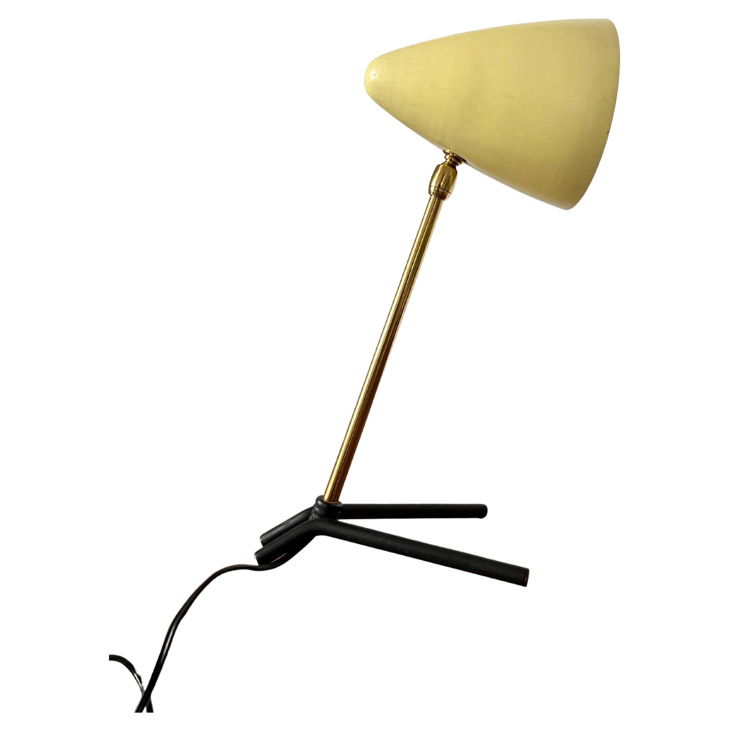 Midcentury Italian Tripod Lamp For Sale