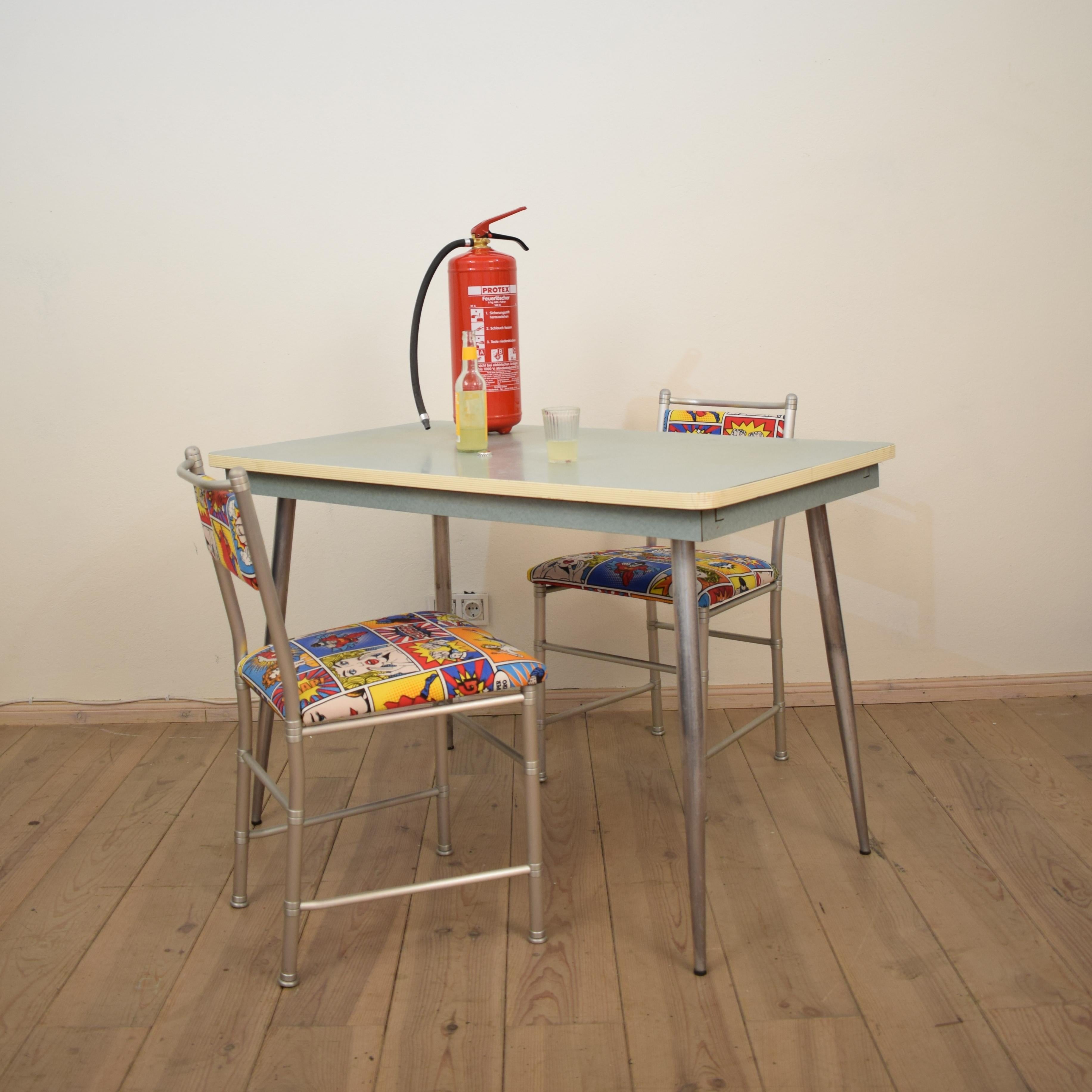1950s formica kitchen table and chairs for sale