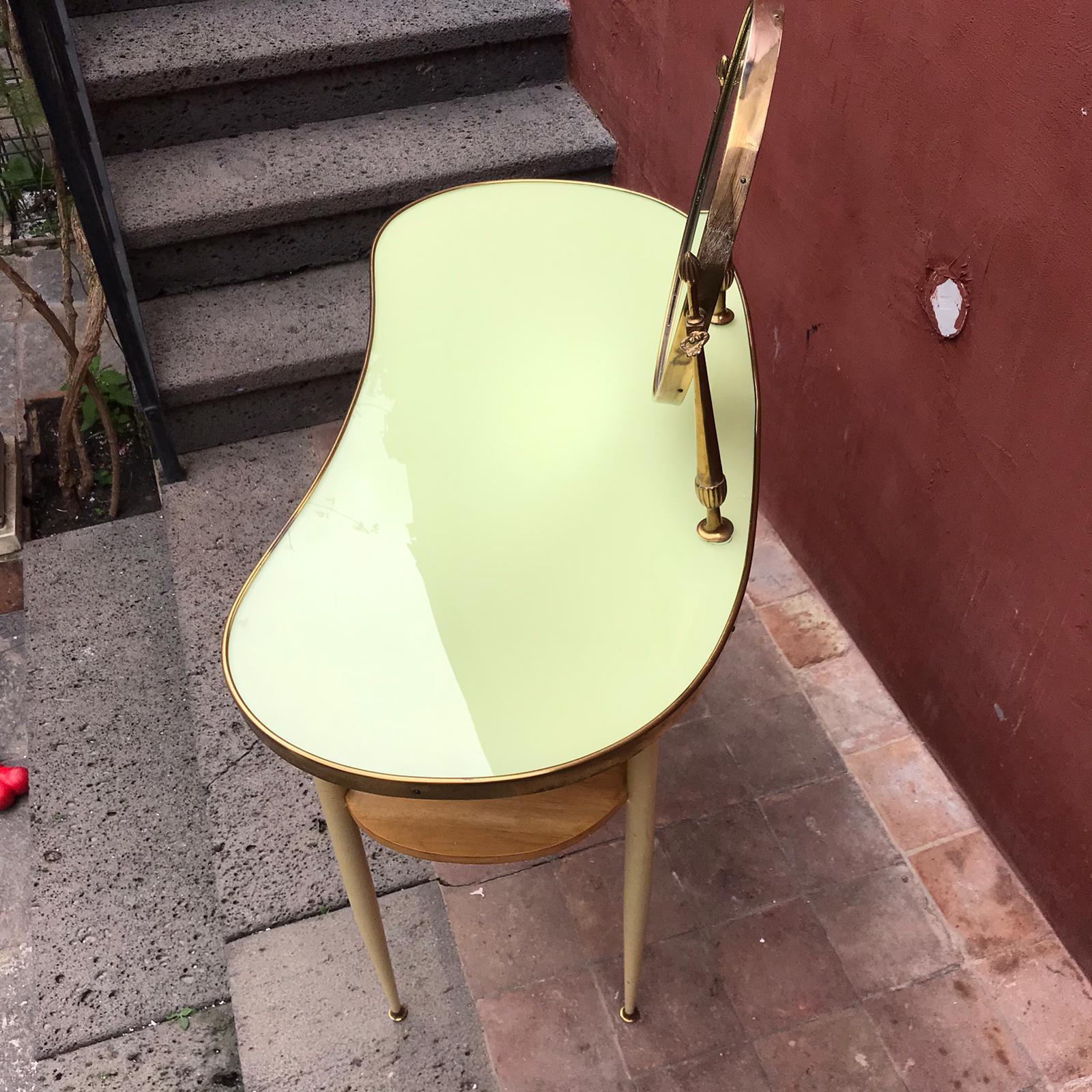 Mid-Century Italian Vanity Table In Good Condition For Sale In London, GB
