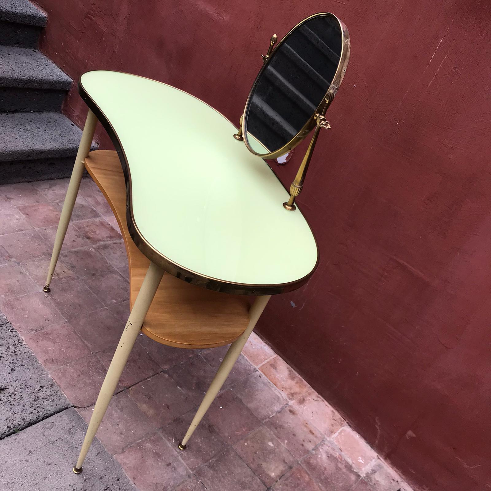 Mid-Century Italian Vanity Table For Sale 1