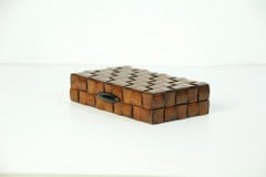 Mid Century Italian Vintage Wood Trinket Box