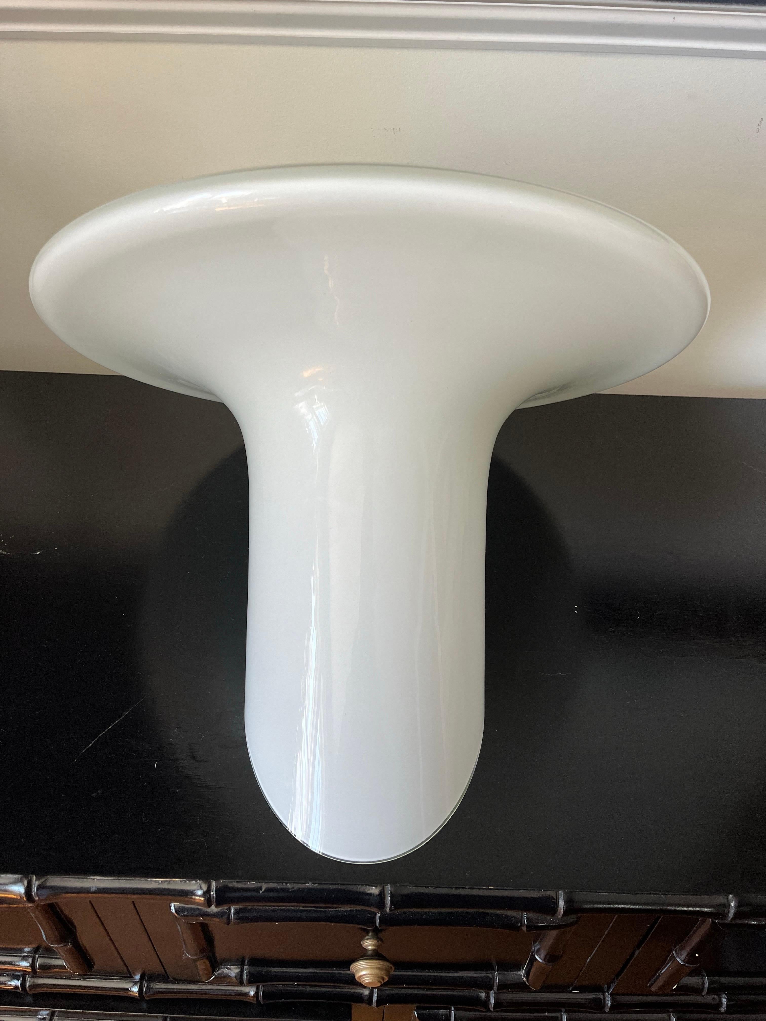 Mid Century Italian Vistosi Mushroom Lamp Murano For Sale 1