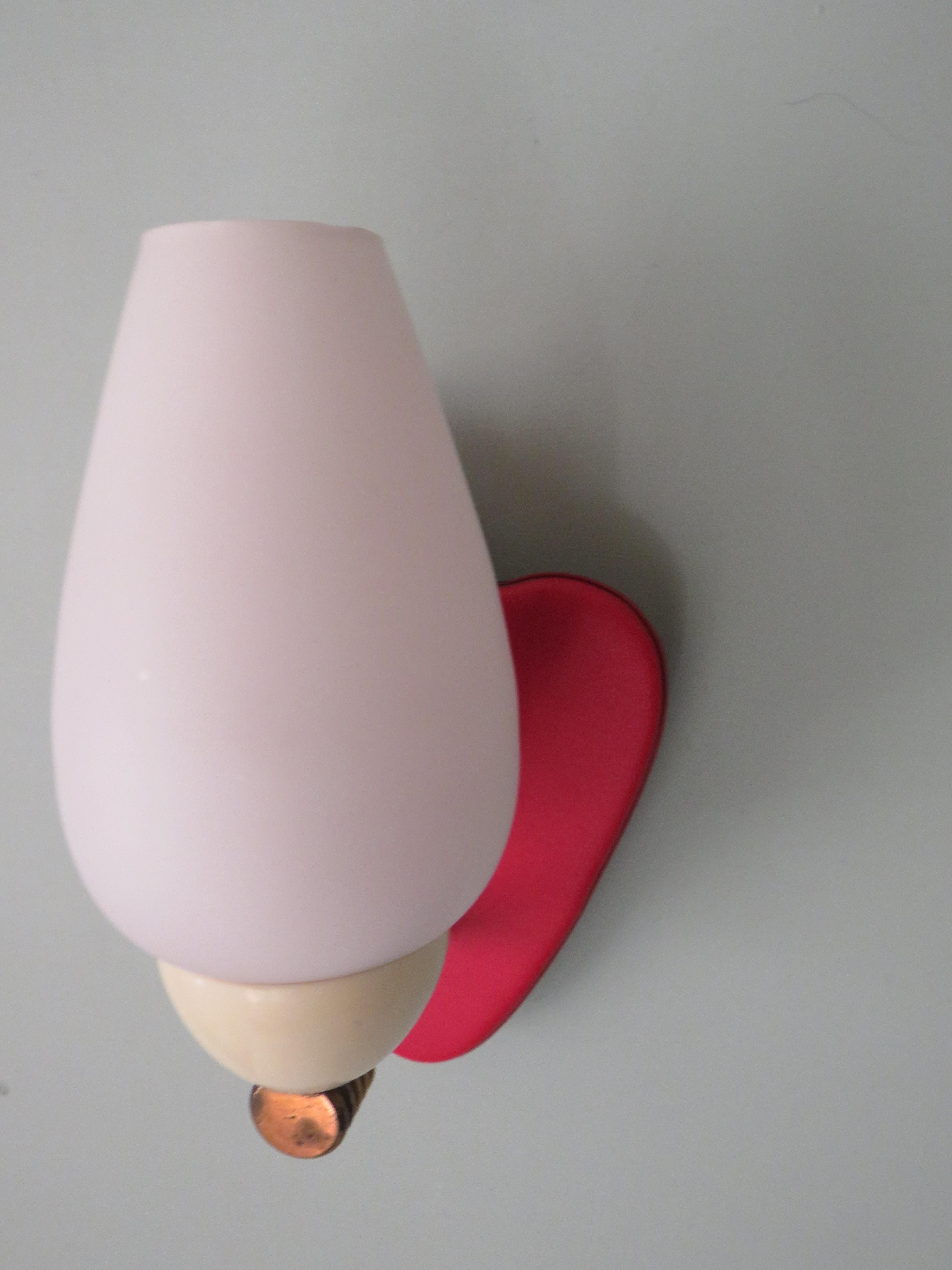 Mid Century Italian Wall Lamp, 1950s In Good Condition In Herentals, BE
