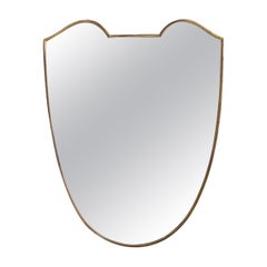 Mid-Century Italian Wall Mirror Attributed to Gio Ponti, 1950s