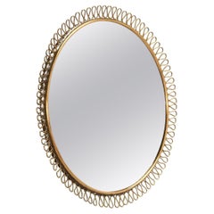 Mid-Century Italian Wall Mirror, c. 1950s