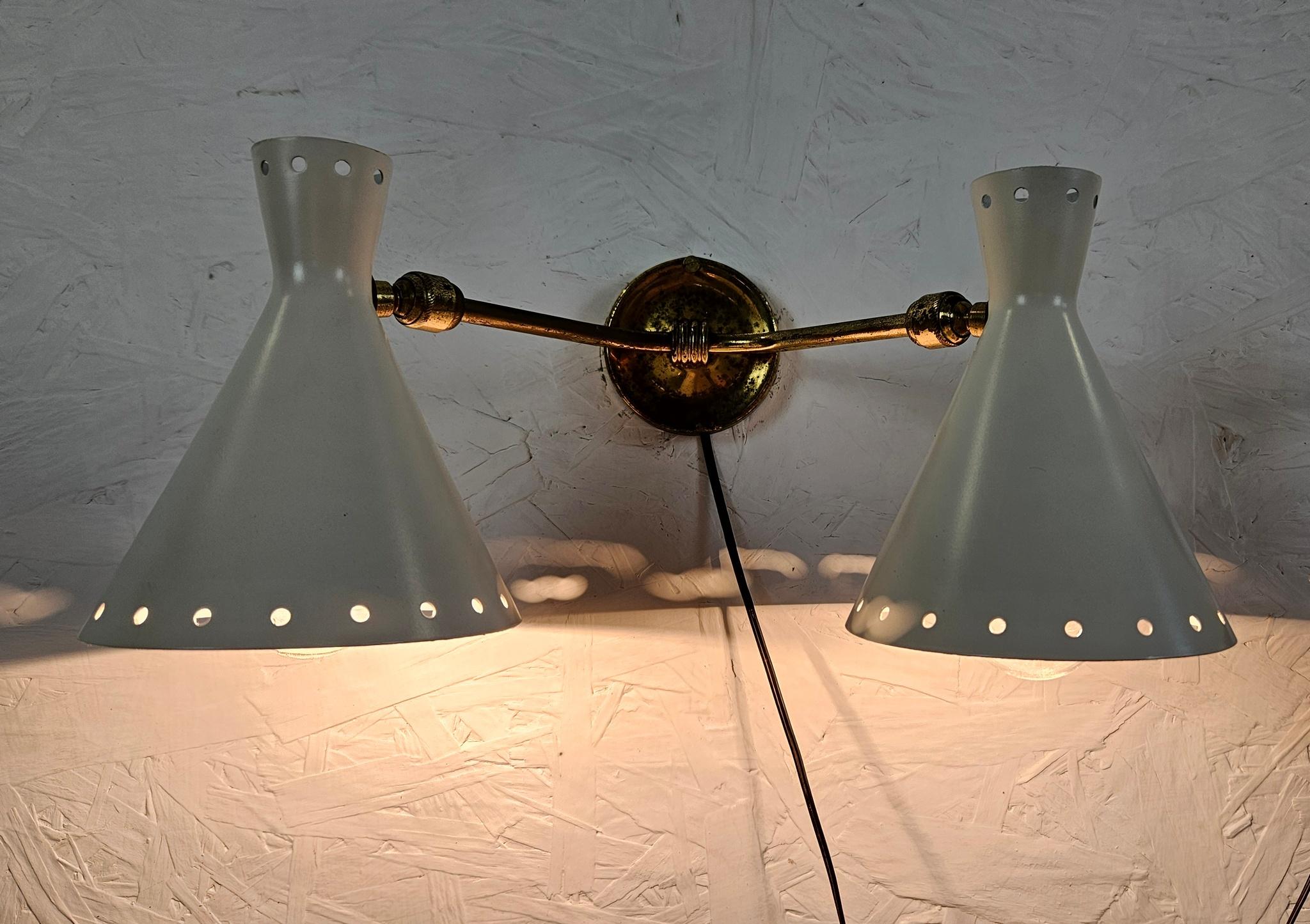 Mid Century Italian Wall Sconces For Sale 4