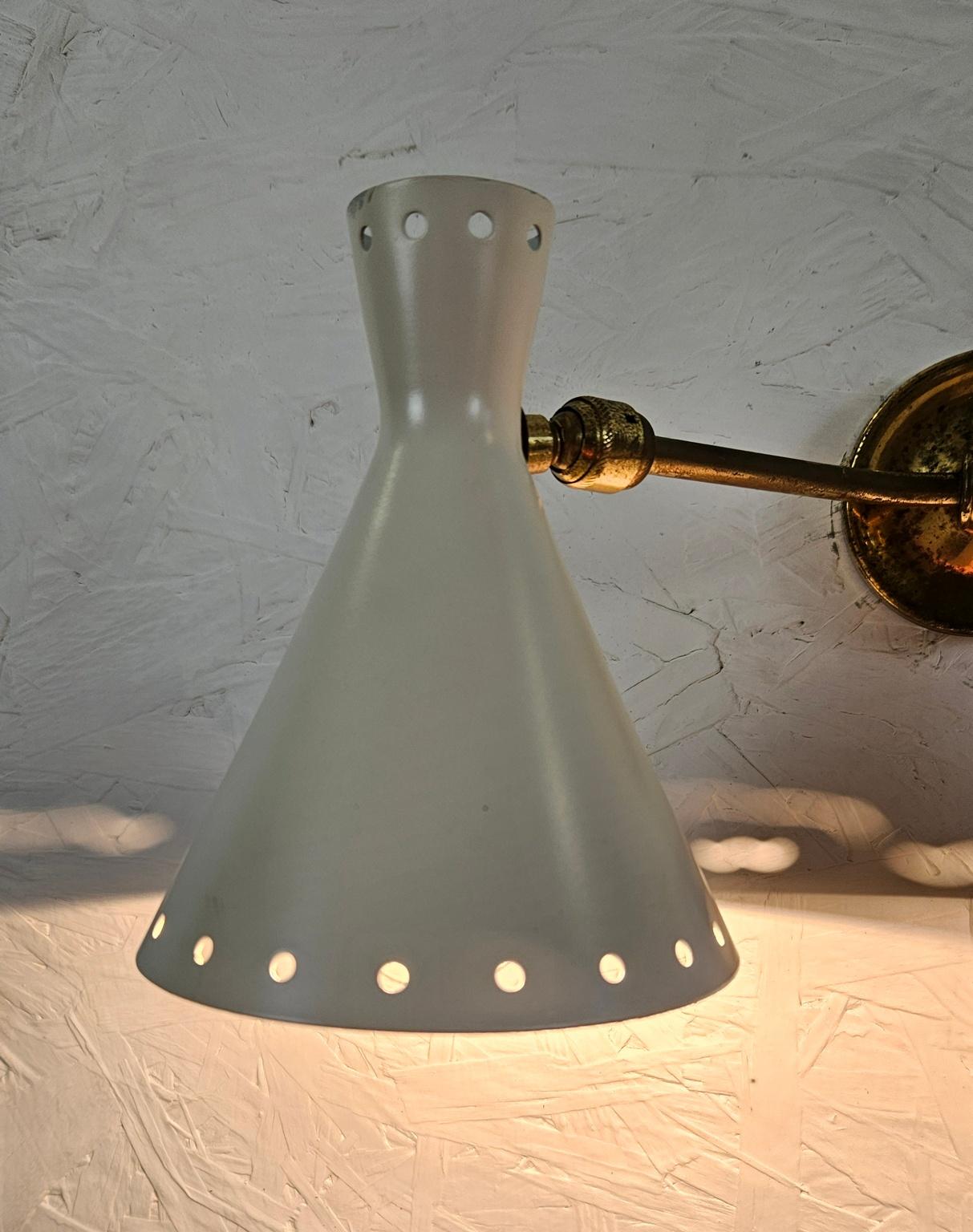 Mid Century Italian Wall Sconces For Sale 5