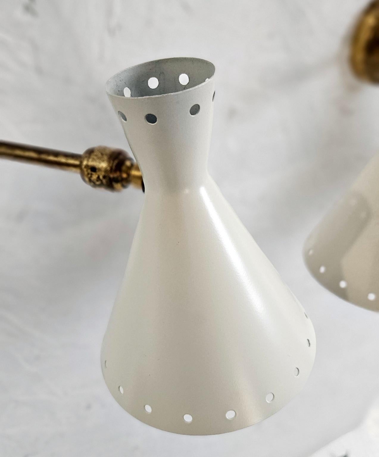 20th Century Mid Century Italian Wall Sconces For Sale