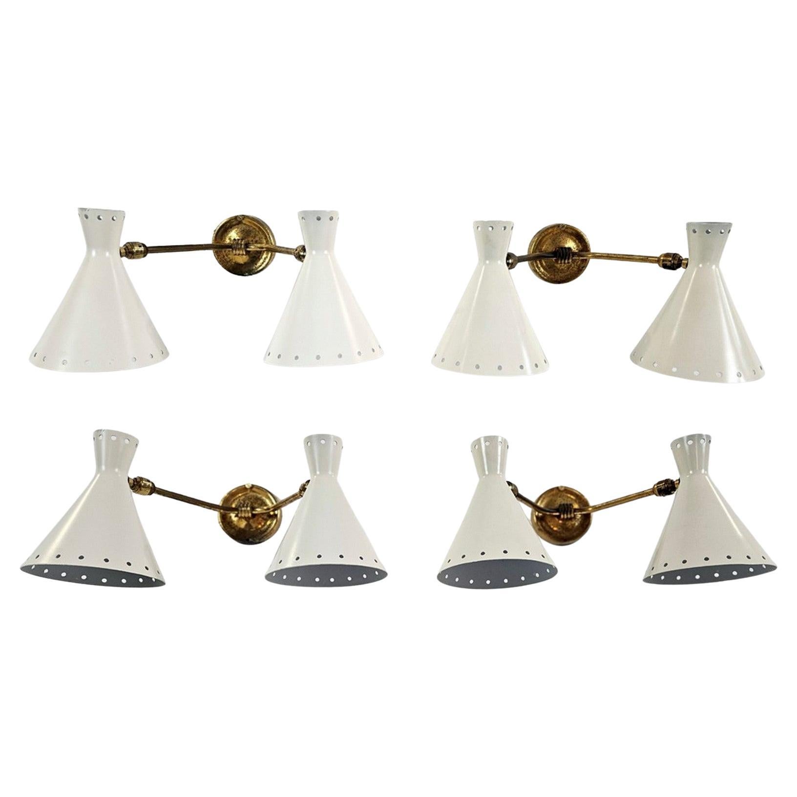 Mid Century Italian Wall Sconces For Sale