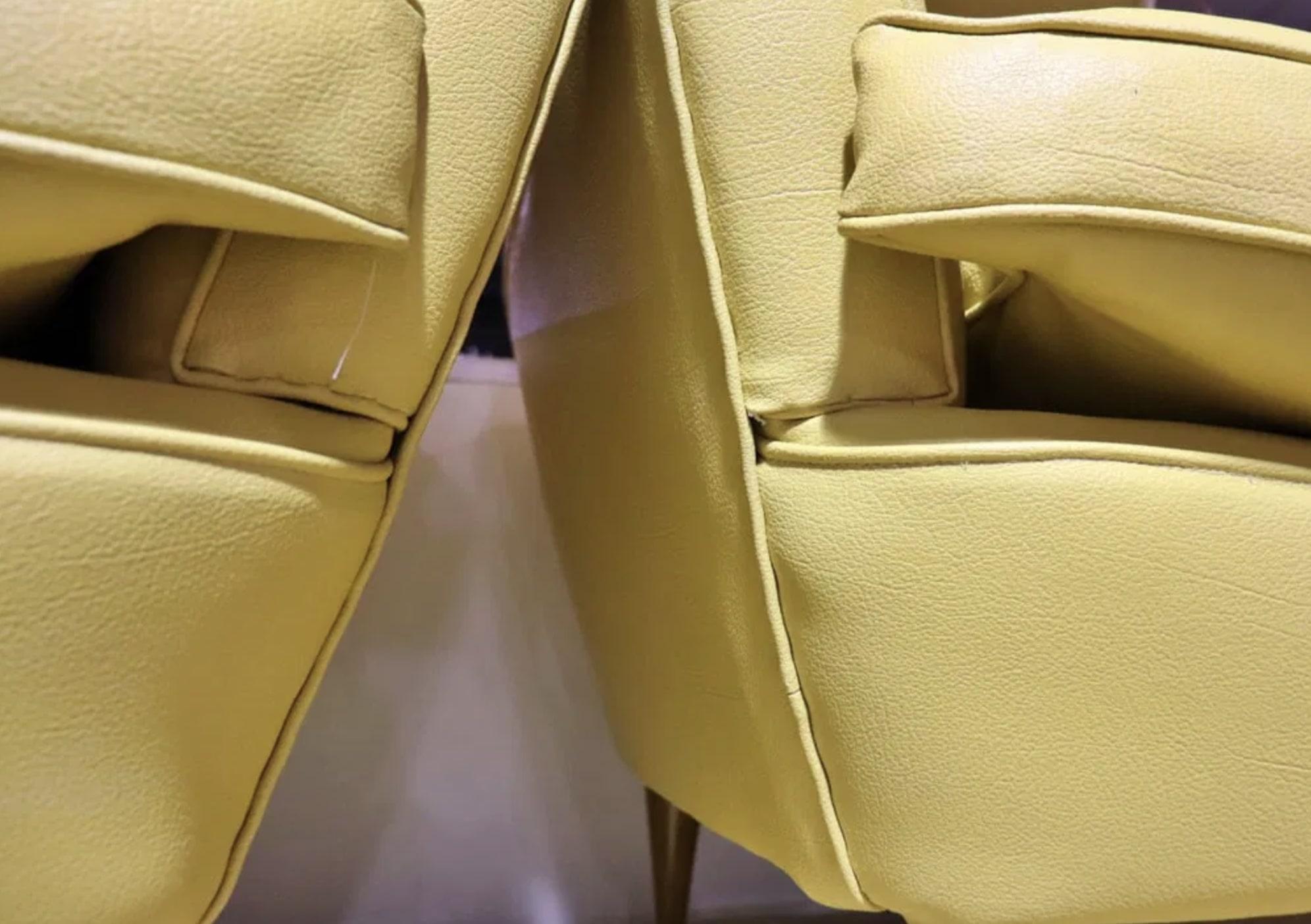 Sedie Wingback italiane di metà secolo in vendita 7