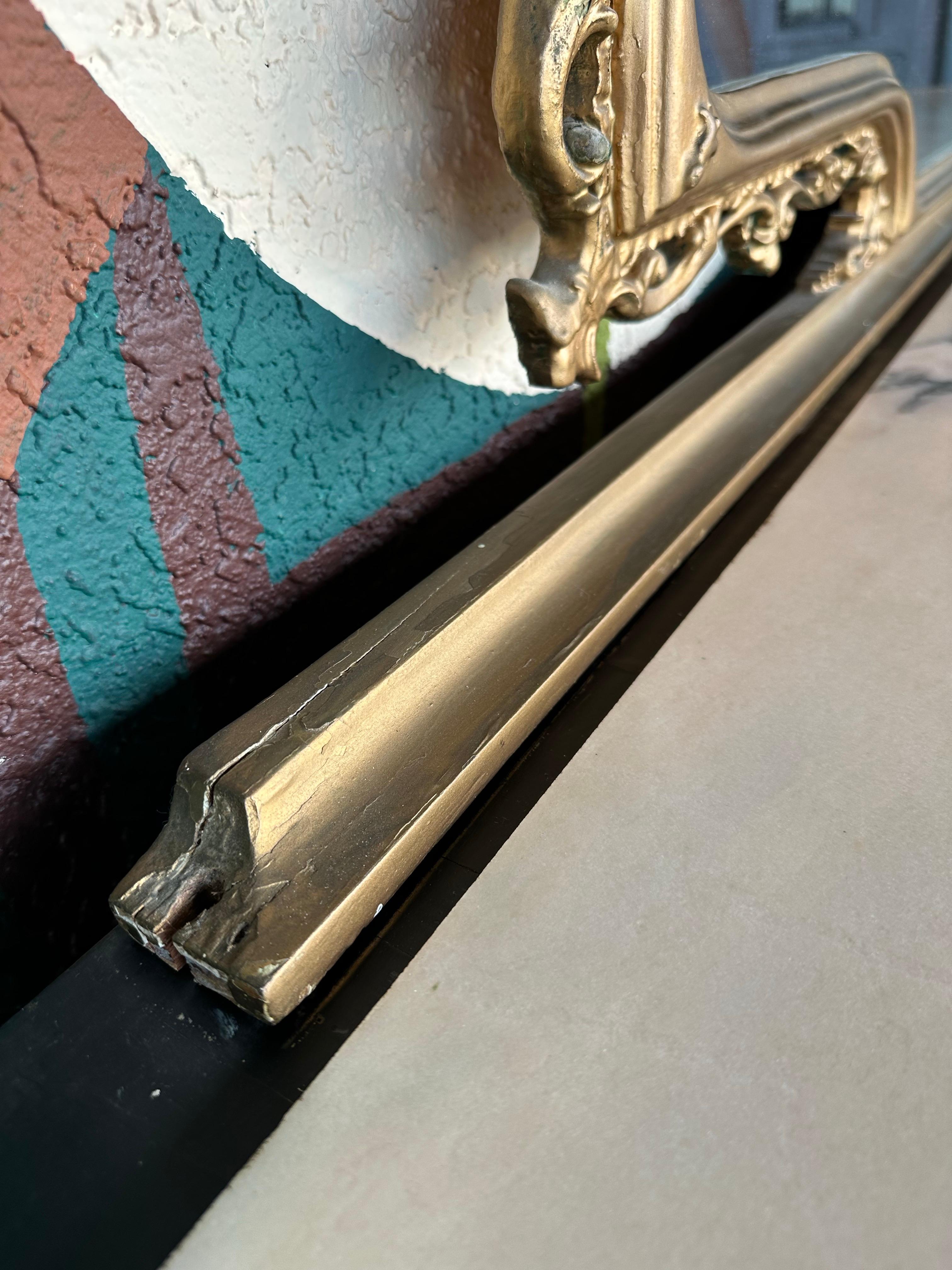 Mid Century Italian Wood Lacquer and Marble Credenza 110”L with Mirror 11
