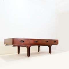 Mid-Century Italian Wooden Coffee Table by Gianfranco Frattini for Bernini, 1960