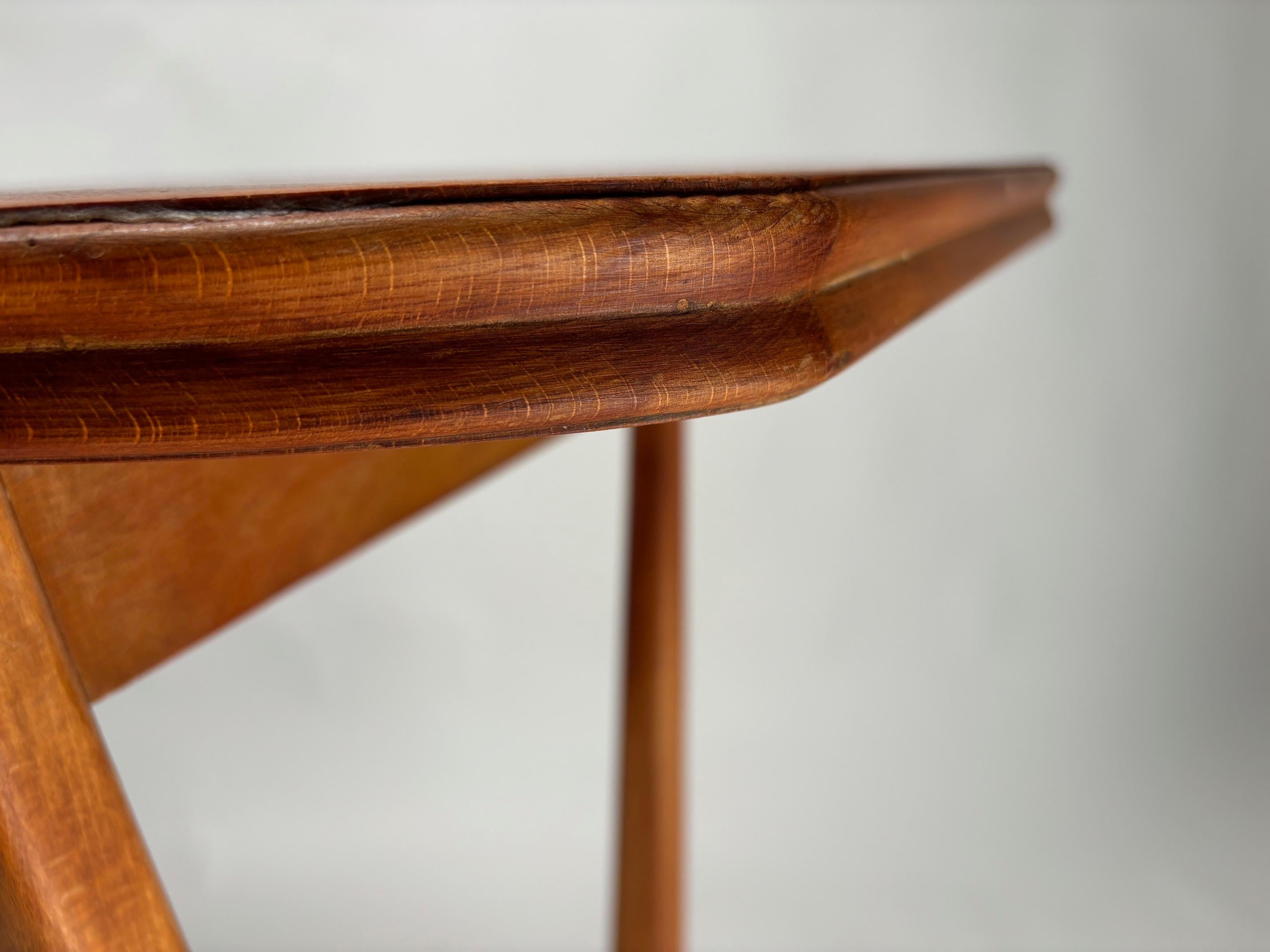 Mid-Century Italian Wooden Console, 1950s For Sale 2