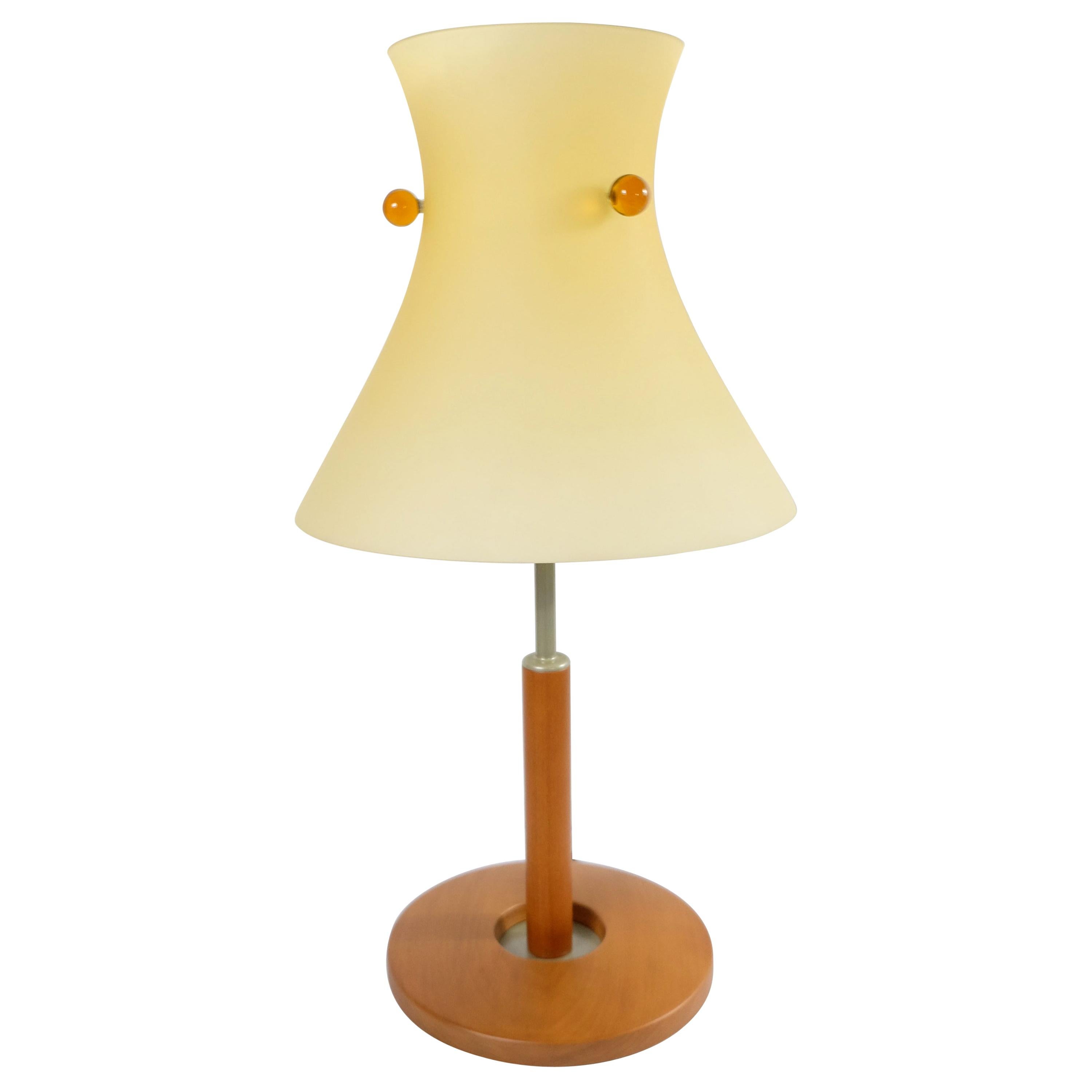 Midcentury ITRE Italian Murano Glass Table Lamp	