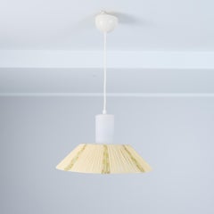 Colgante de techo Itsu de mediados de siglo Modelo ES 155 Opalina y Flores, Finlandia Años 50