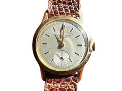 Mid-century IWC Calatrava Cal. 88 Solid 14K Gold Manual Wristwatch w/ Box