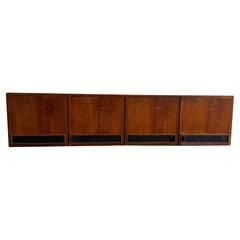 Mid century Jack Cartwright for Founders Long wall mounted Bar desk credenza