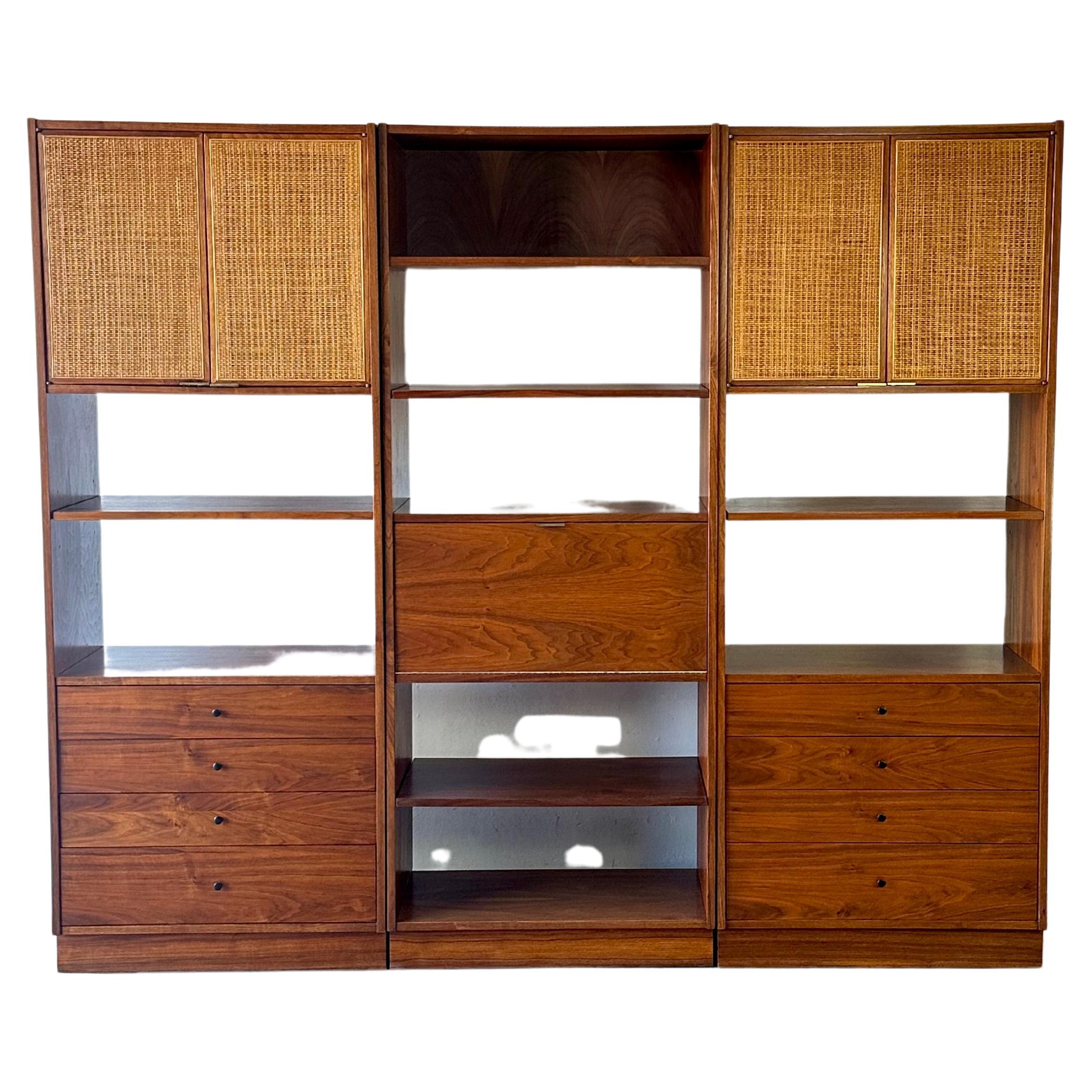 Midcentury Jack Cartwright for Founders, Room Divider Wall Unit