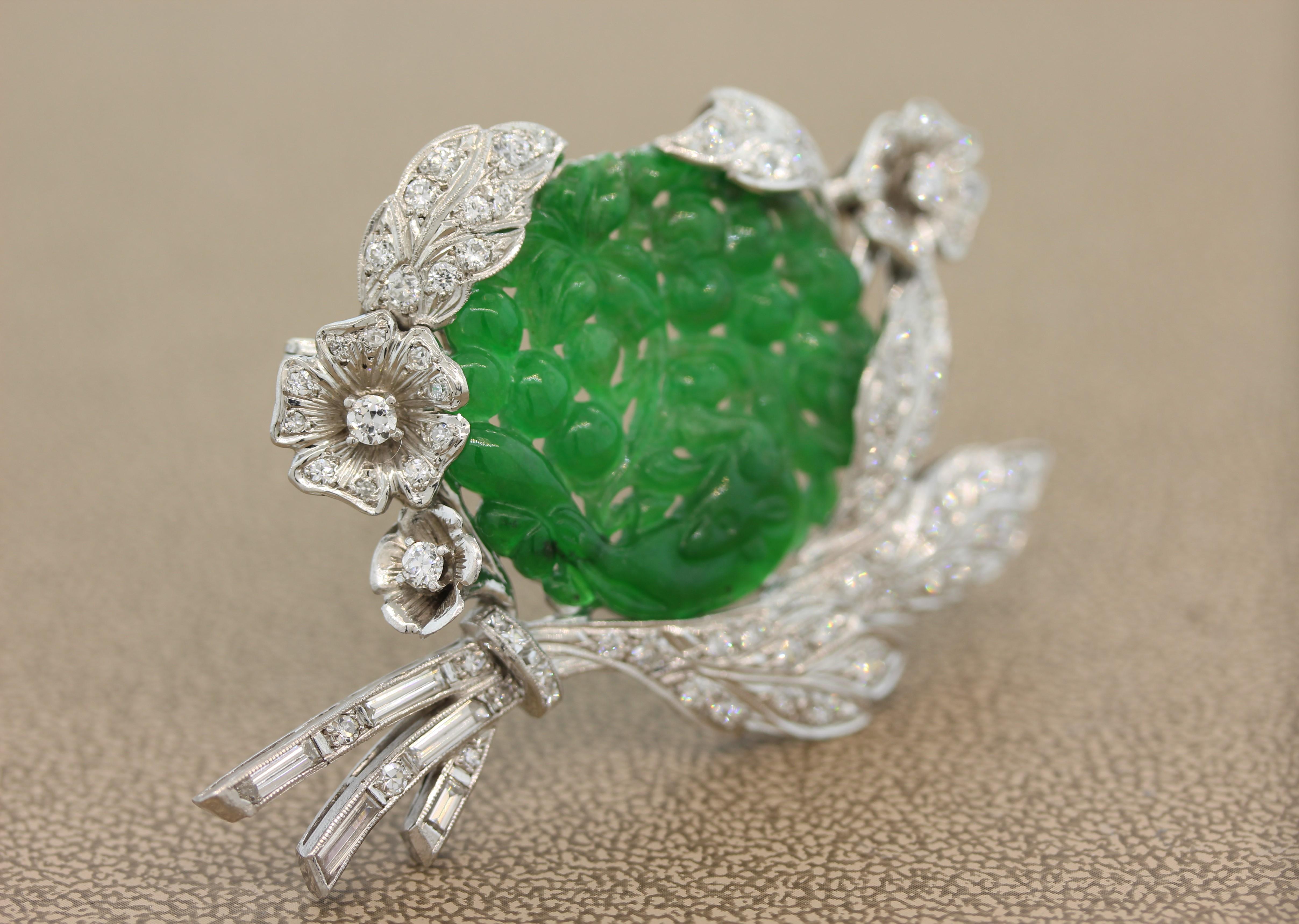 jadeite brooch