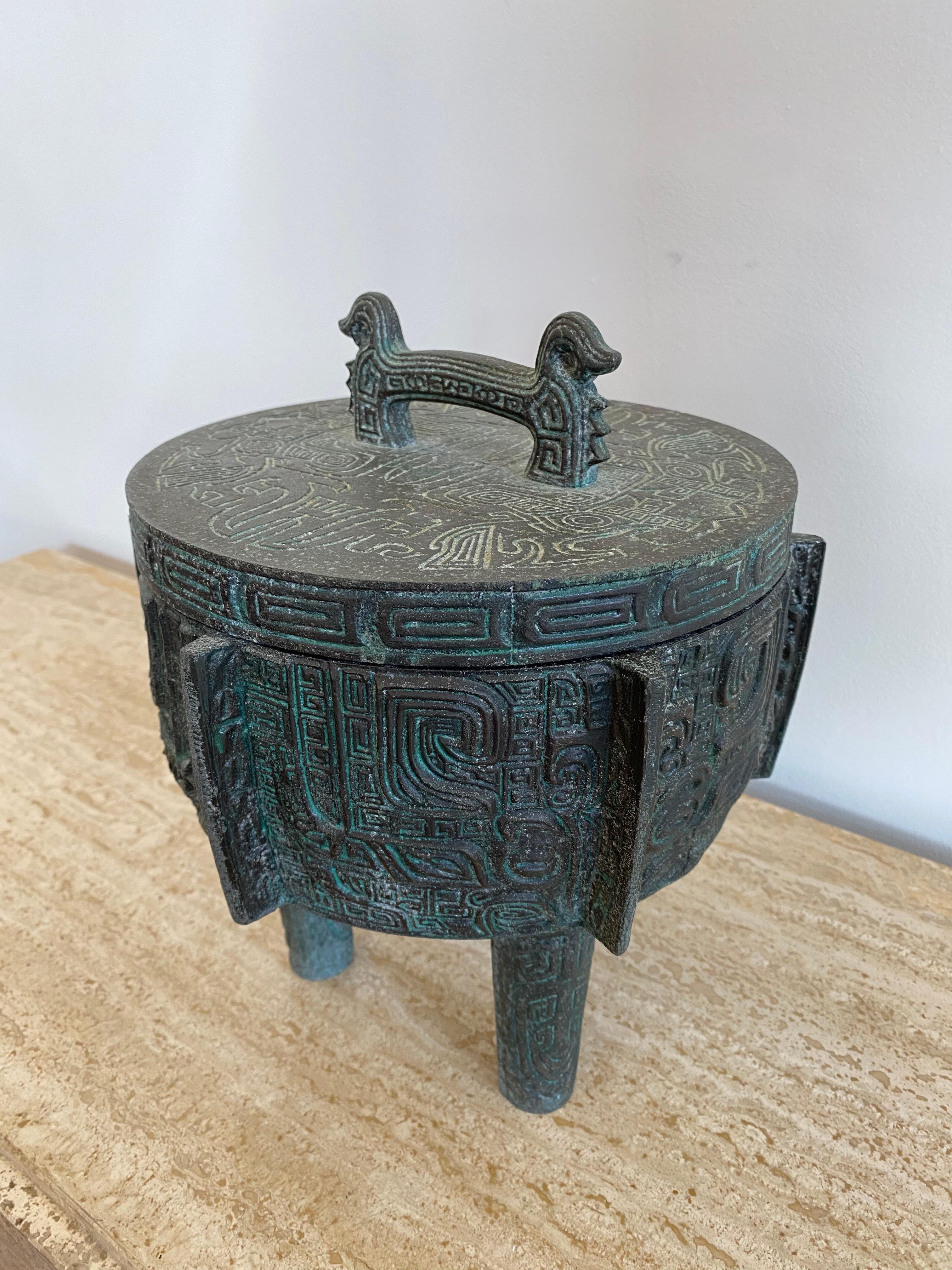 Mid-Century Modern Mid-Century James Mont Asian Inspired Ice Bucket