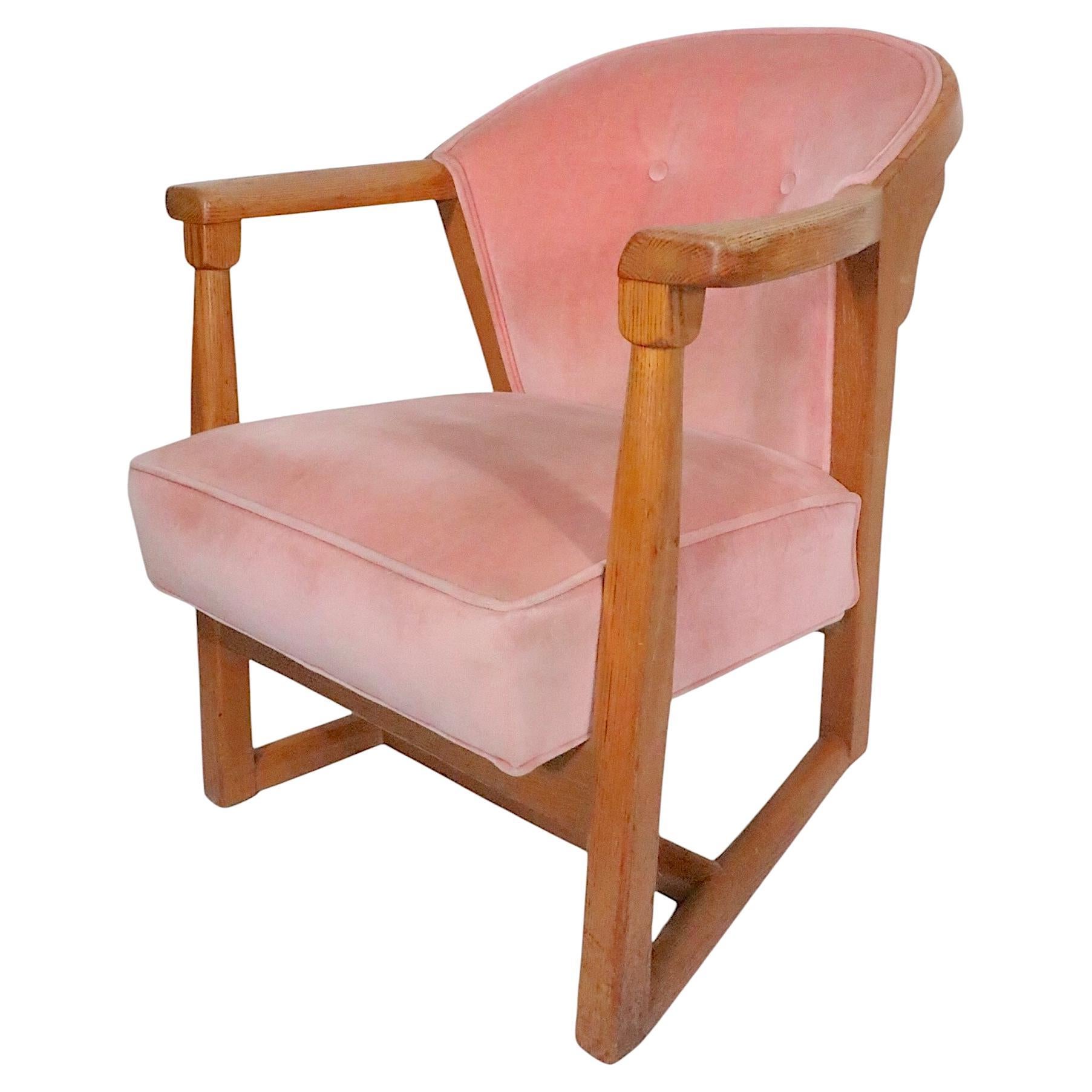 Mid Century Jamestown Lounge Company British Oak  Armchair 1930/40's For Sale